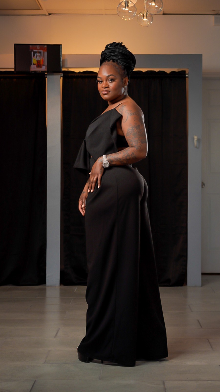 Black Angel Pant Set