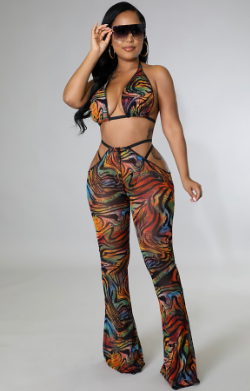 3pc Landscape Swimsuit