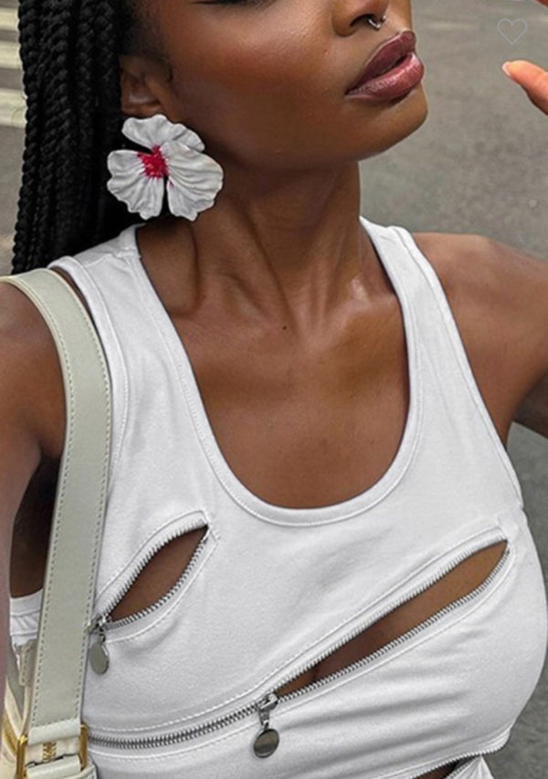 Zip Me Up Tank Top