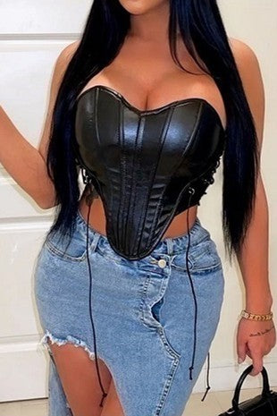 LEATHER CORSET