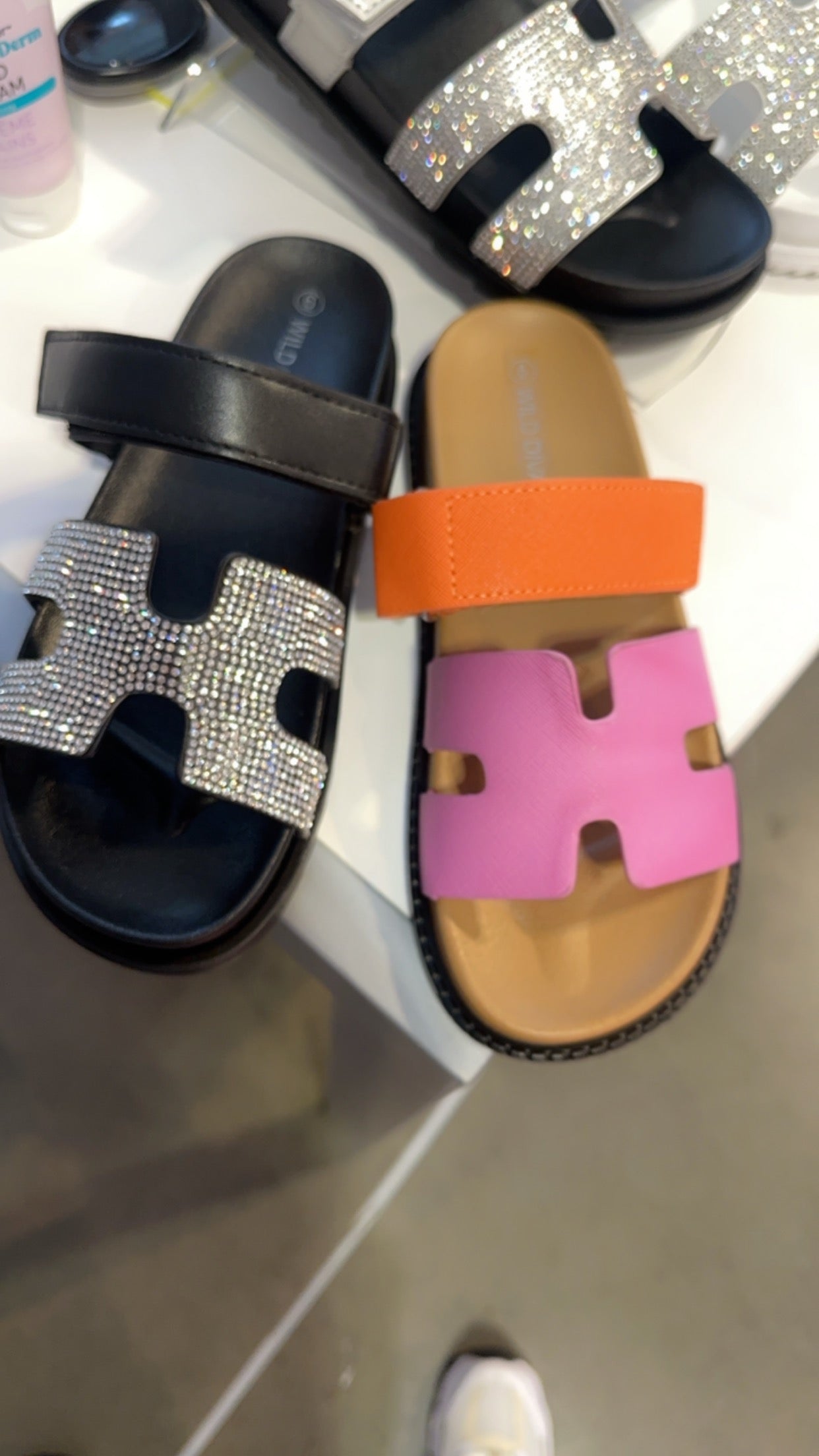 Connect Strap Sandals   (Pink)