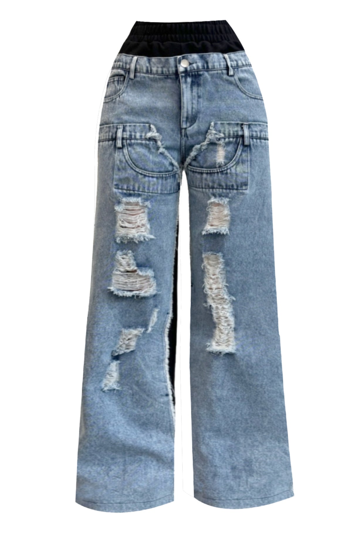 Patch Up Denim Pants
