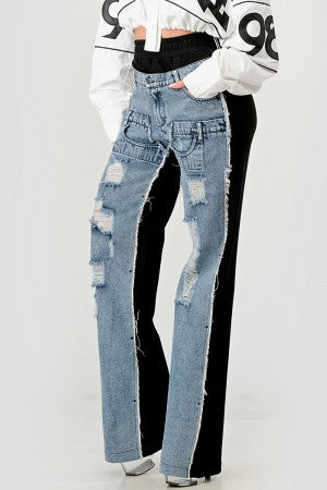 Patch Up Denim Pants