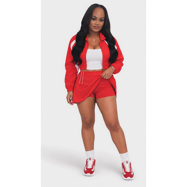 Falling For You Skort Set (RED) 9/15