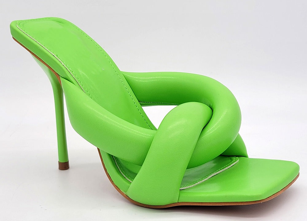Puffy Twist Heels