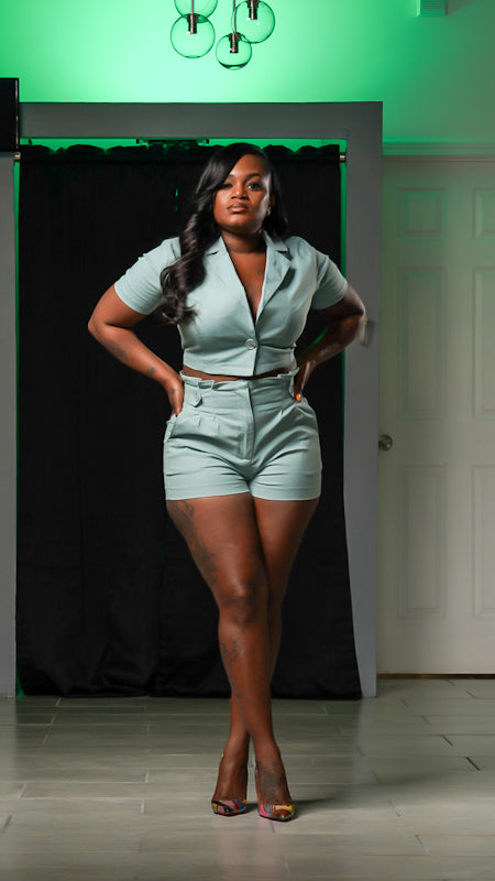 Business Lady Short Set